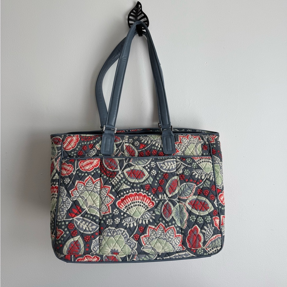 Very Bradley Floral Patterned Tote Bag - Multicolor